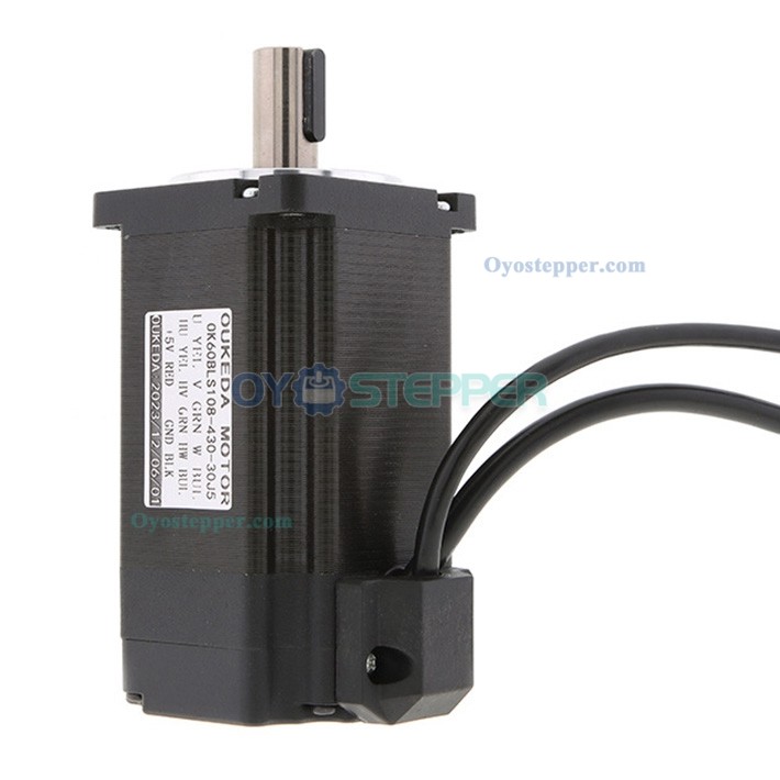 Oukeda Brushless DC Motor & BLDC Driver Kit 95.55Ncm 300W 24V/48V 3000RPM 3 Phase